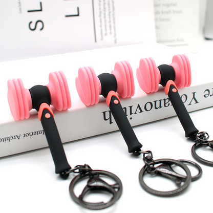 K-Pop Hammer Lightstick Keychain – Mini Fan Edition