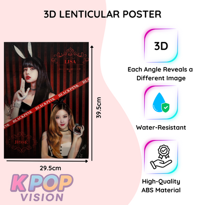K-Pop Style 3D Lenticular Poster